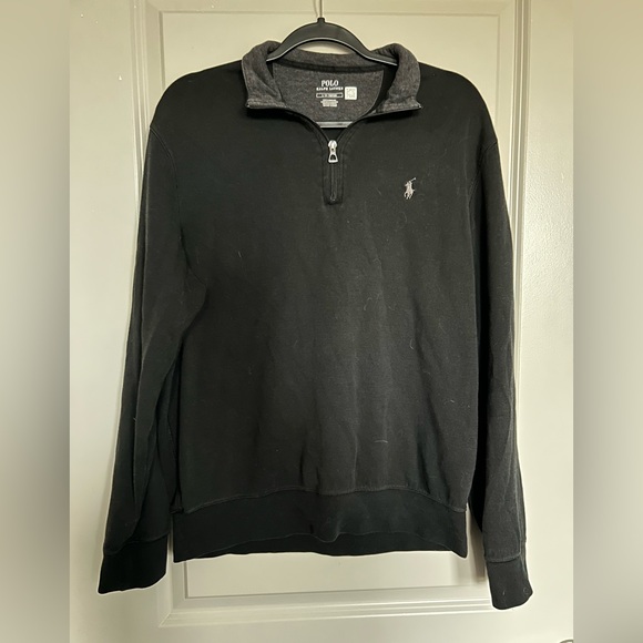 Polo Ralph Lauren Other - Polo by Ralph Lauren Men's Black Soft Touch Quarter-Zip Sweater